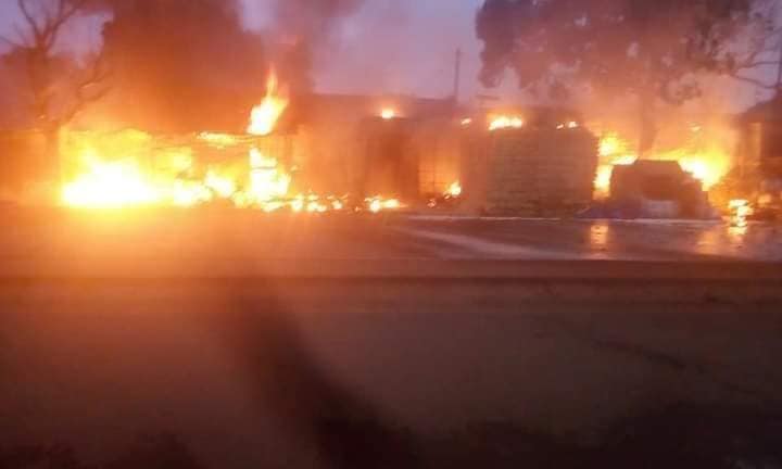 Bobo Dioulasso: une station essence part en fumée