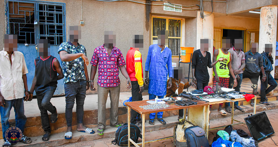 Ouagadougou: 5 réseaux de malfrats aux arrêts.