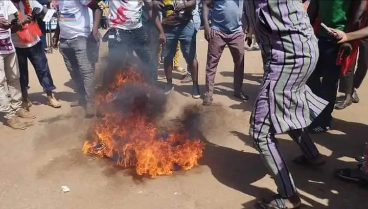 Manifestations pro-autorités de la Transition et anti-impérialistes au Burkina Faso