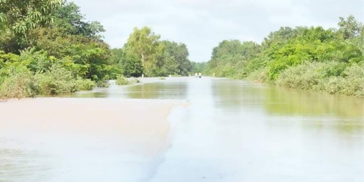 Burkina/Inondations : Le pont de Hèrèdougou sur la RN1 entièrement submergé