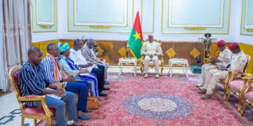 Le Président Ibrahim TRAORE reçoit les membres du Conseil d'orientation de la Commission de régulation des dysfonctionnements