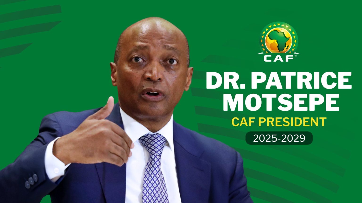 Patrice Motsepe réélu à la tête de la CAF jusqu'en 2029