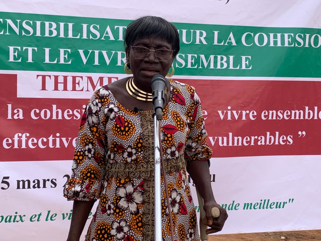 Agnès Consaigniga, présidente de l’Association pour l’Épanouissement des Femmes et des Enfants Handicapés du Burkina Faso (AEFEH BF)
