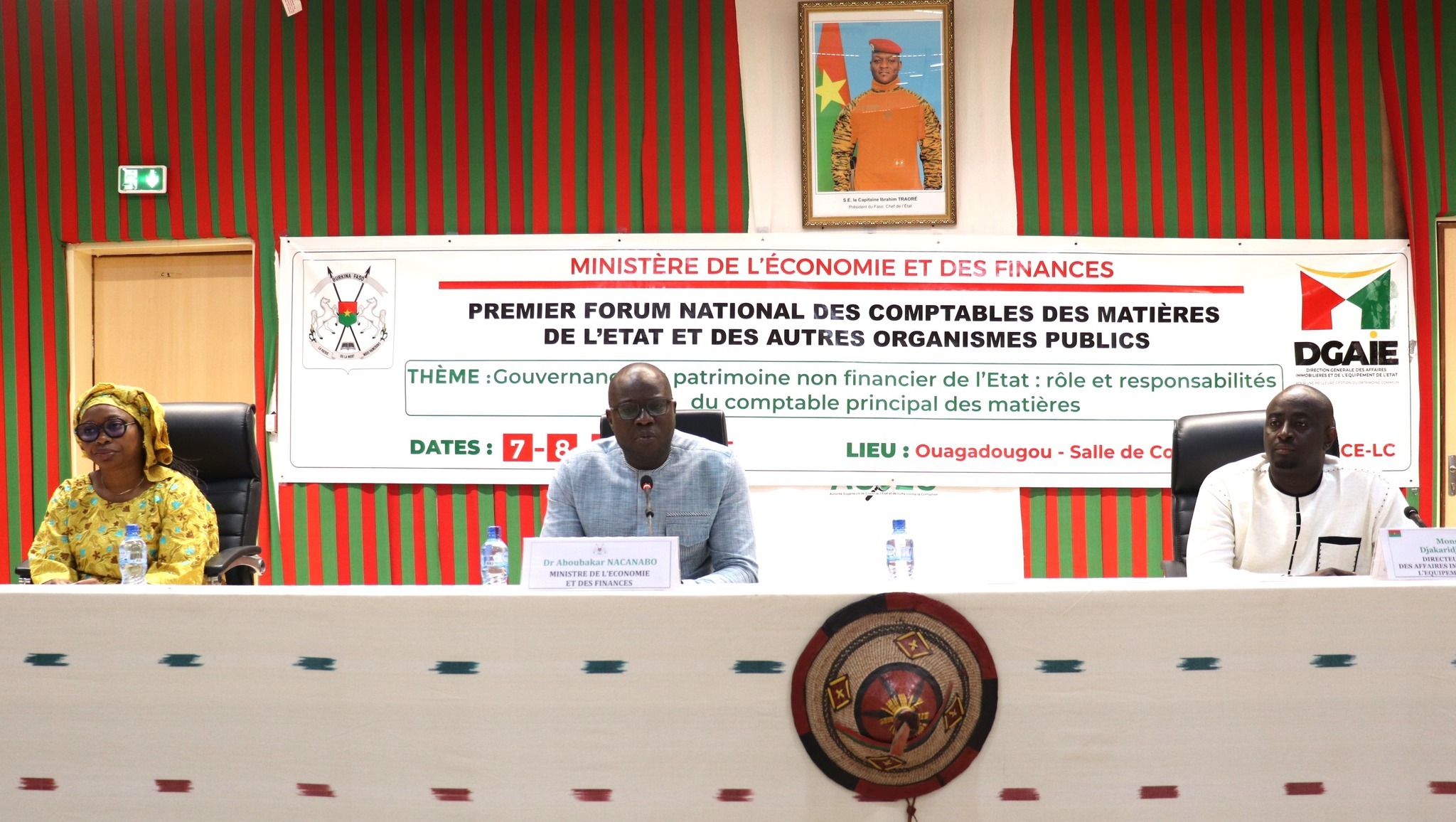 Forum national sur la comptabilité des matières : le ministre NACANABO fixe le cap