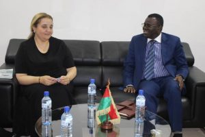 Burkina: Le Ministre des transports reçoit une délégation…