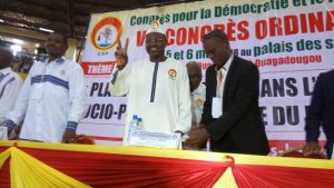 7e congrès ordinaire du CDP: Eddie Komboigo reconduit…