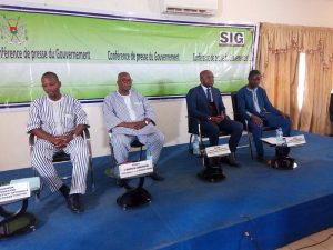 5e Conférence du Gouvernement: Le ministre Siméon Sawadogo…
