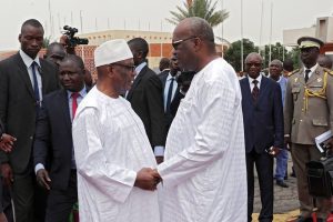 Le Président du Faso à Bamako.