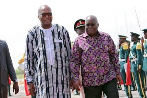 Le Président du Faso à Accra
