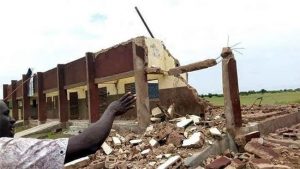 Bakaribougou ( Hauts-Bassins): les bâtiments d’une école décoiffés…