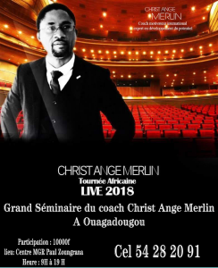 GRAND SÉMINAIRE A OUAGA/  » LIBÉREZ VOTRE POTENTIEL…