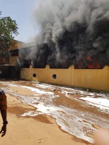 Ouagadougou: le magasin de stockage de Diacfa parti en fumé
