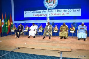 5e conférence des chefs d’Etat du G5 Sahel : les institutions partenaires réaffirment leur soutien au G5 sahel.