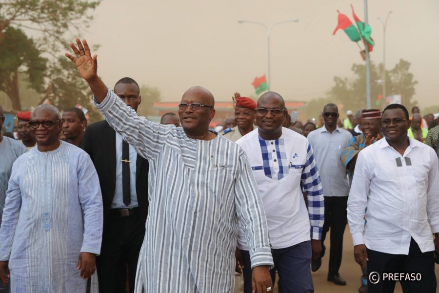Route Koupéla-Cinkansé-frontière du Togo : Roch Marc Christian Kaboré inaugure la voie.
