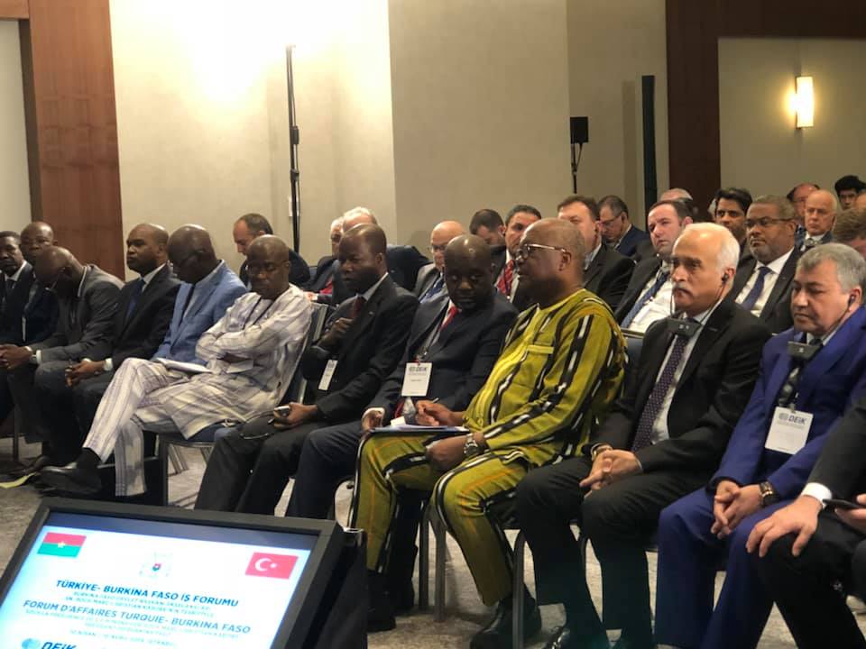 Forum d’affaires Turquie-Burkina Faso: pour le renforcement des relations économiques entre les deux pays.