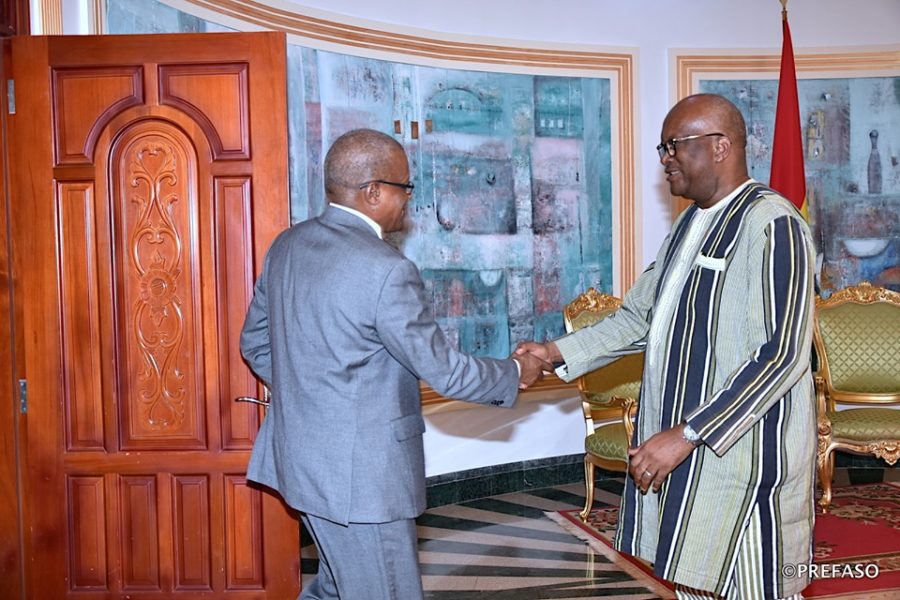 G5 Sahel : le secrétaire permanent rend compte des activités au président du Faso.
