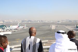 Ouagadougou-Dubaï : le président du Faso veut une desserte aérienne pour les passagers.