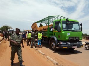 Ouagadougou: la police municipale procède aux déguerpissements des occupants anarchistes