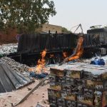 Ouagadougou: 60 tonnes d’alcool partit en fumée