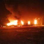 Boromo: Un camion citerne de 55.000 litres d’essence prend feu