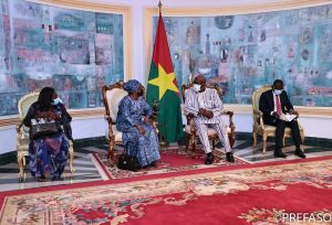 Promotion de la démocratie : la directrice résidente du NDI en fin de mission chez le président du Faso