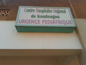 Apres la sortie du Ministre de la santé , la réaction du Chef de service des Urgences Médicale du CHR de Koudougou
