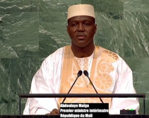 Mali -Assemblée générale de l'ONU l’intégralité du discours du Colonel Abdoulaye MAIGA.