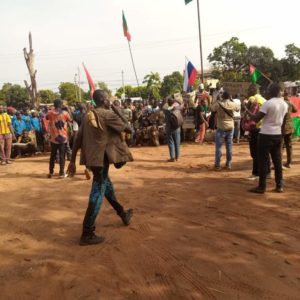 Orodara: Des manifestants apportent leur soutien au capitaine Ibrahim Traoré