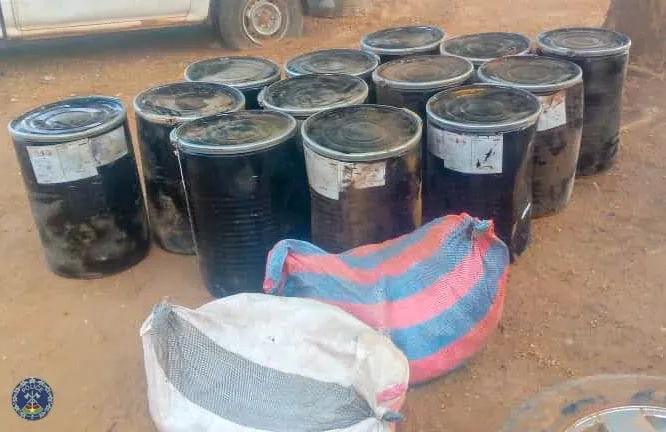 La Police Nationale démantèle un réseau de contrebande de carburant à Méguet.