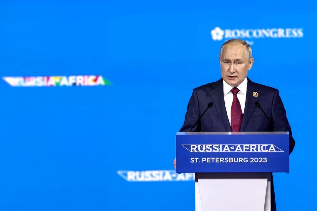 Vladimir Poutine promet des livraisons de céréales gratuites à six pays africains
