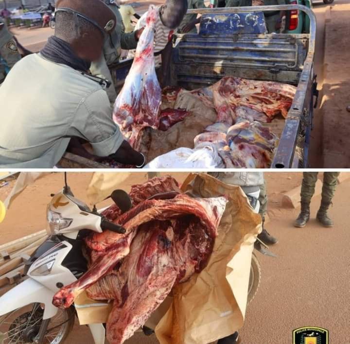 4 tonnes de viande Saisies à Ouagadougou