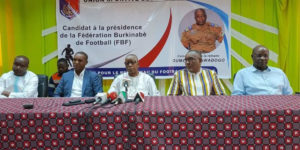 L’Union sportive des forces armées (USFA) a présenté son candidat à l’élection présidentielle de la Fédération burkinabè de football (FBF) le 12 juillet 2024 à Ouagadougou.