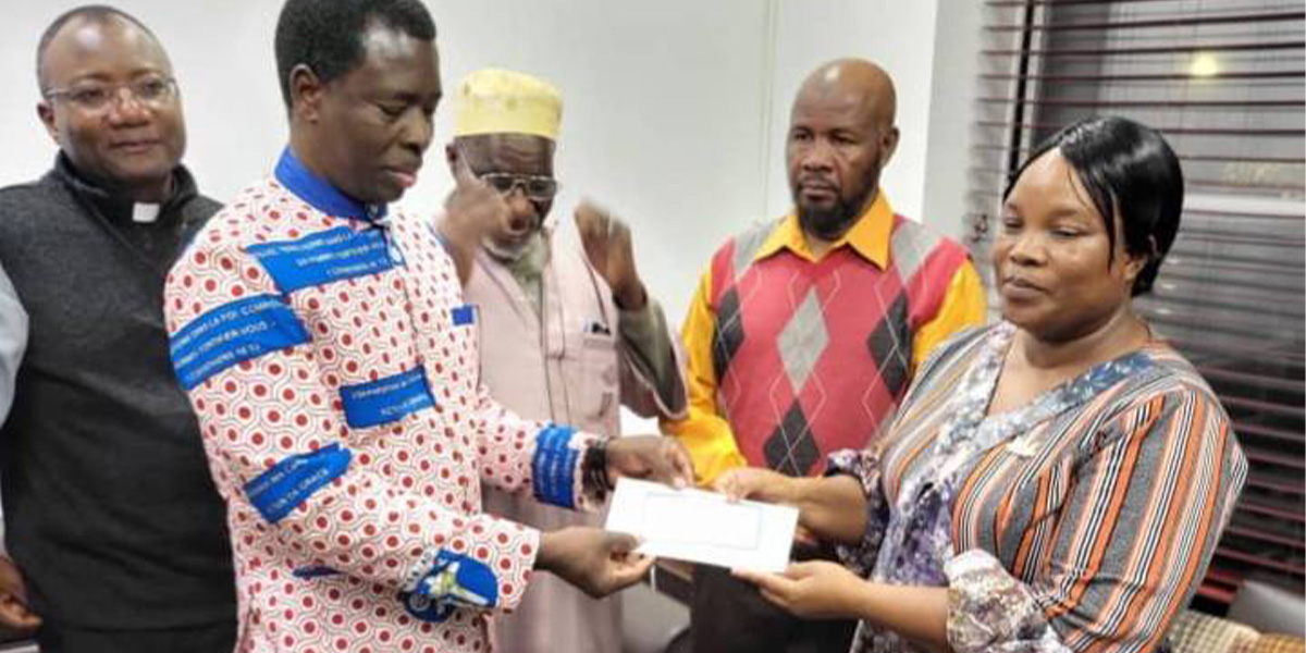 Contribution au Fonds de soutien patriotique : Les religieux burkinabè de New York font un don de 10 millions de FCFA