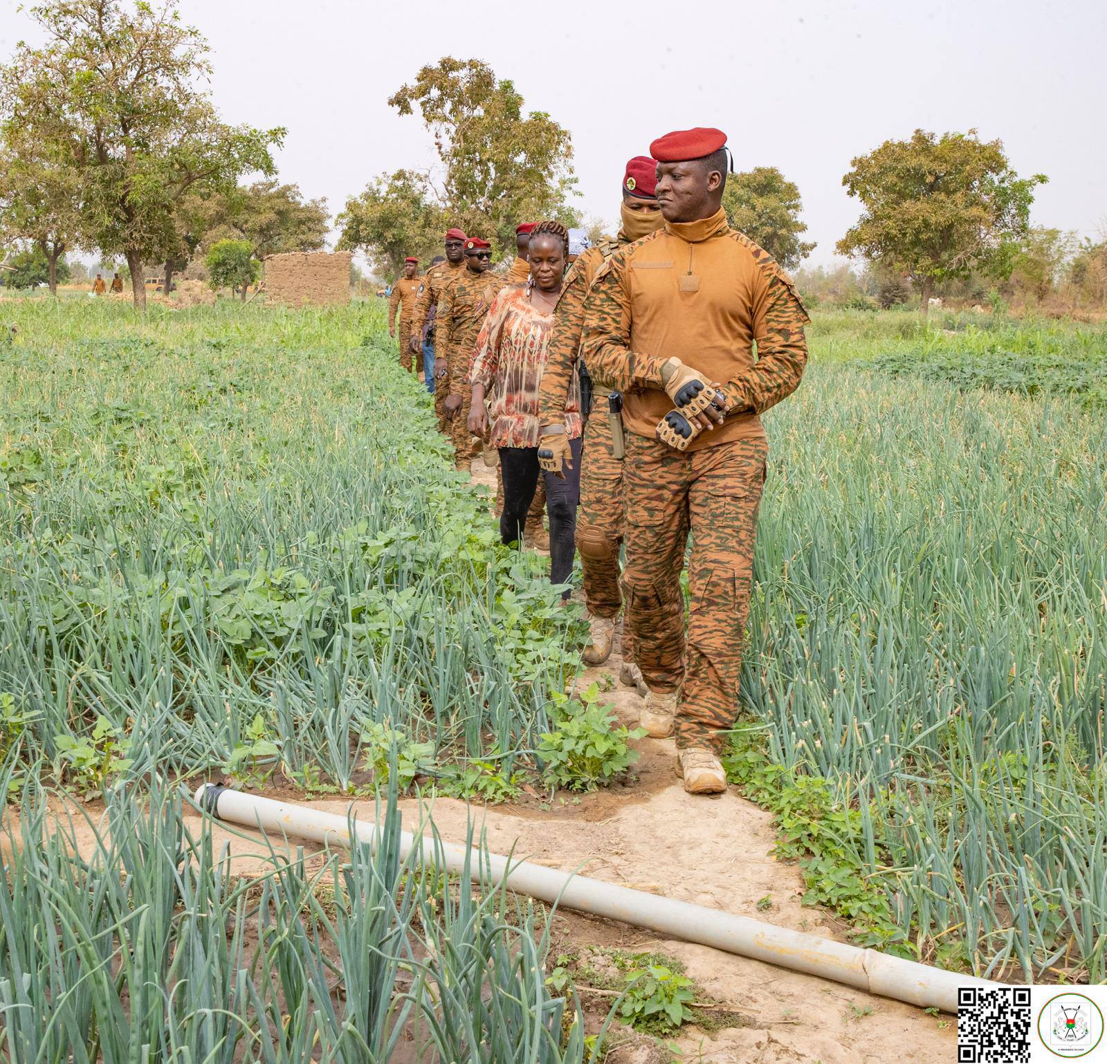 Le Président du Faso Ibrahim TRAORÉ échange avec les familles des combattants