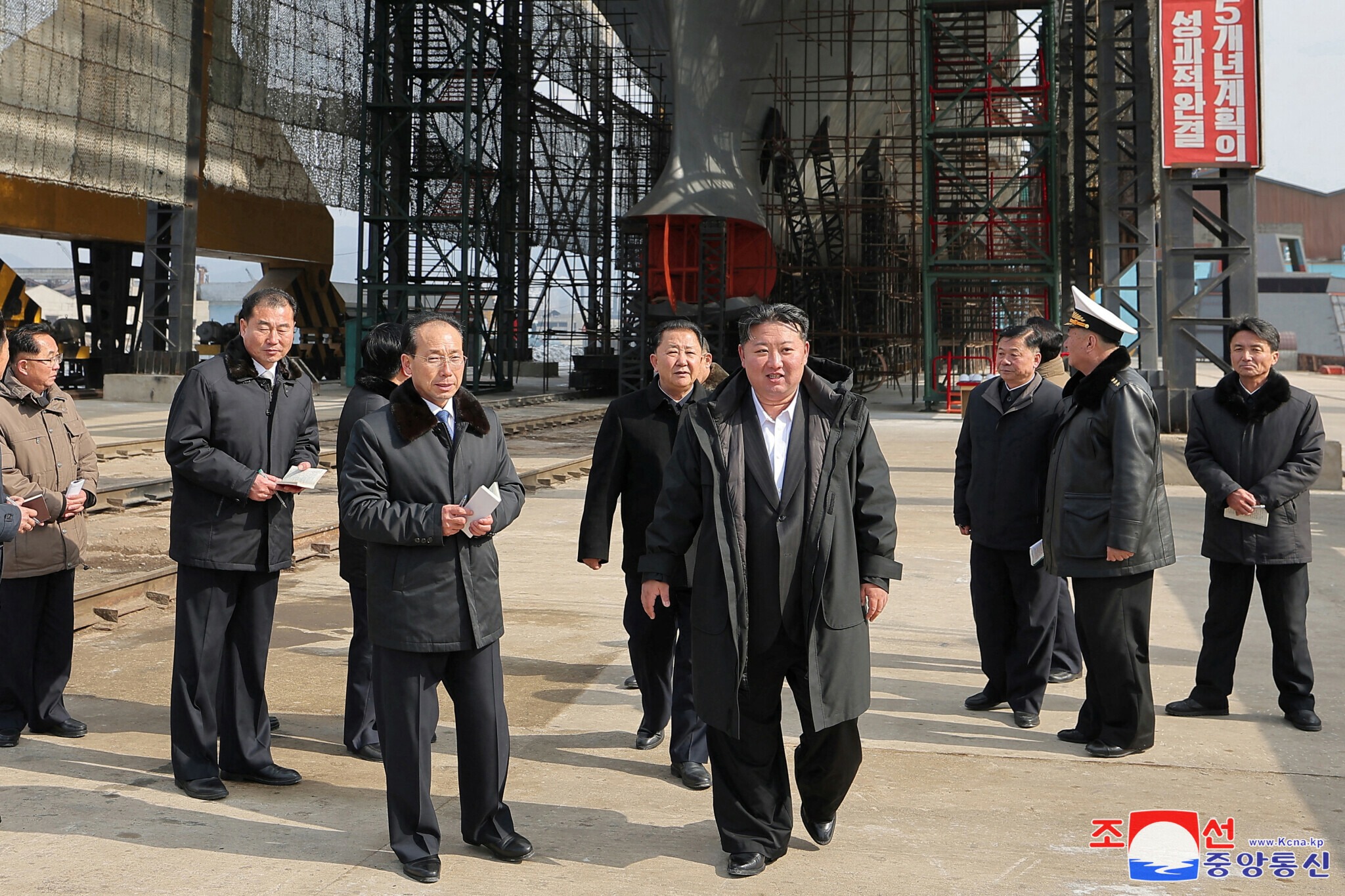 Un sous-marin nucléaire nord-coréen en préparation