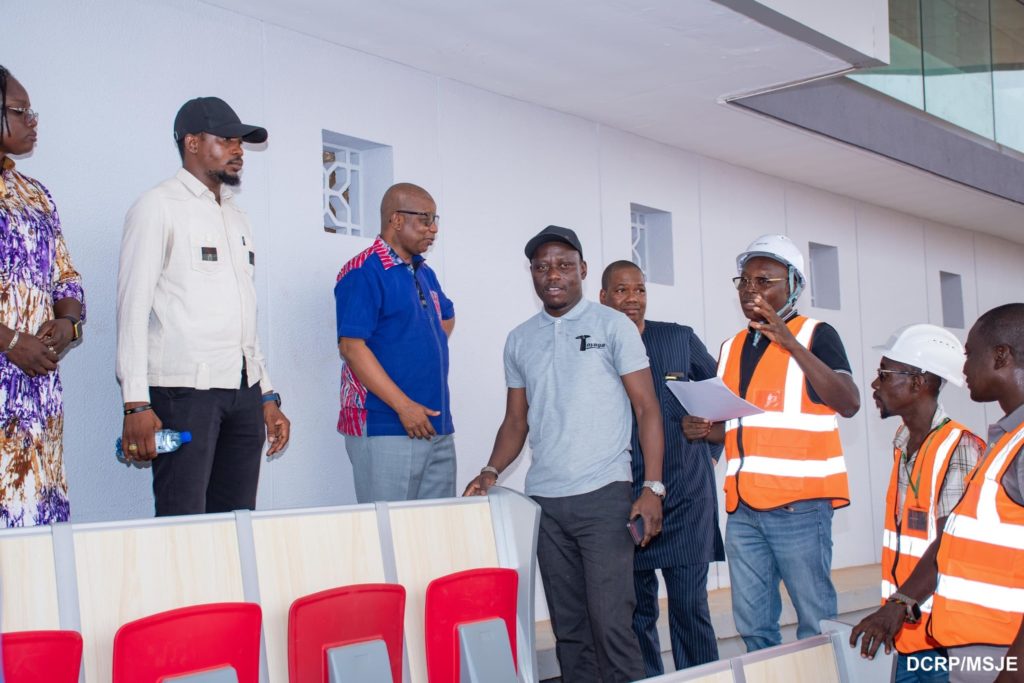 visite du ministre des sport