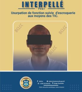 Lutte contre la cybercriminalité : un faux agent de la BCLCC arrêté à Ouagadougou