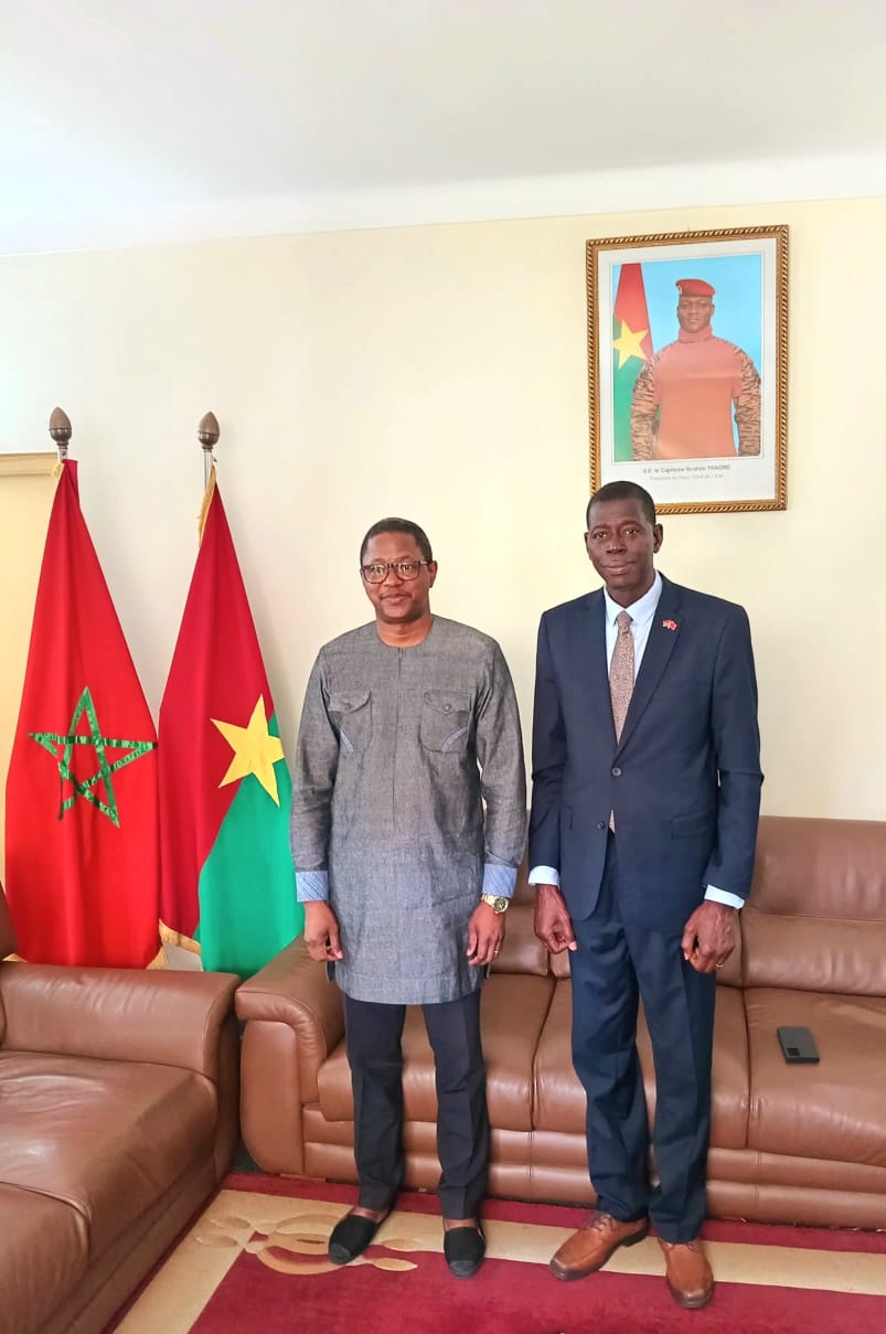 Coopération Burkina Faso-Maroc : le ministre TRAORE exhorte l’ambassade à renforcer les liens diplomatiques