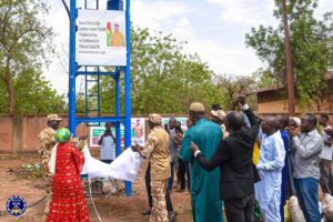 Ouagadougou : Inauguration d’un forage d’eau à énergie solaire au Commissariat de l’Arrondissement n°04