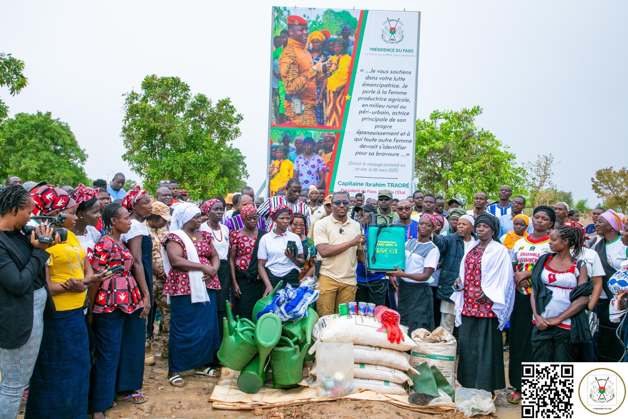Burkina Faso : Inauguration du site maraîcher de Loumbila au profit des femmes de Zongo