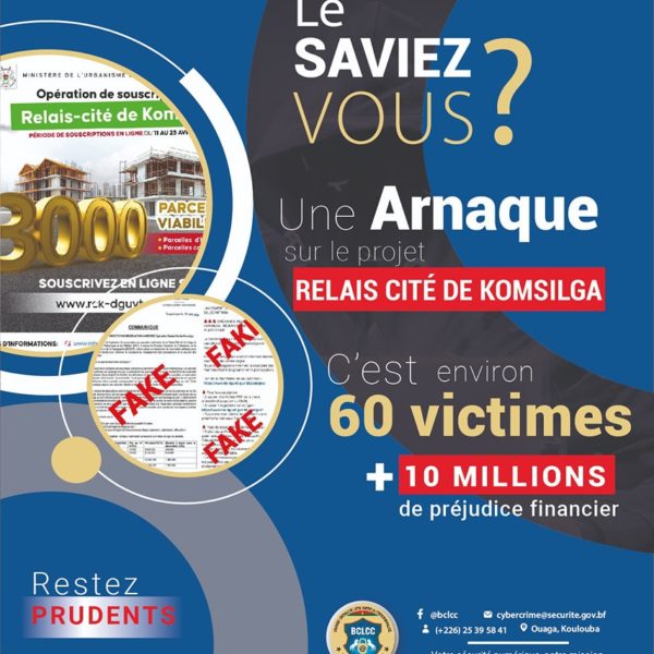 Opération Relais-Cité de Komsilga : attention aux nouvelles formes d’arnaques