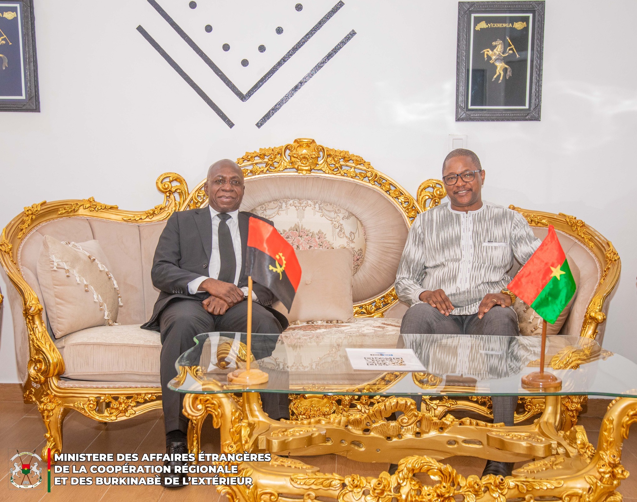 Coopération Angola-Burkina Faso : le chef de la diplomatie angolaise en visite officielle à Ouagadougou