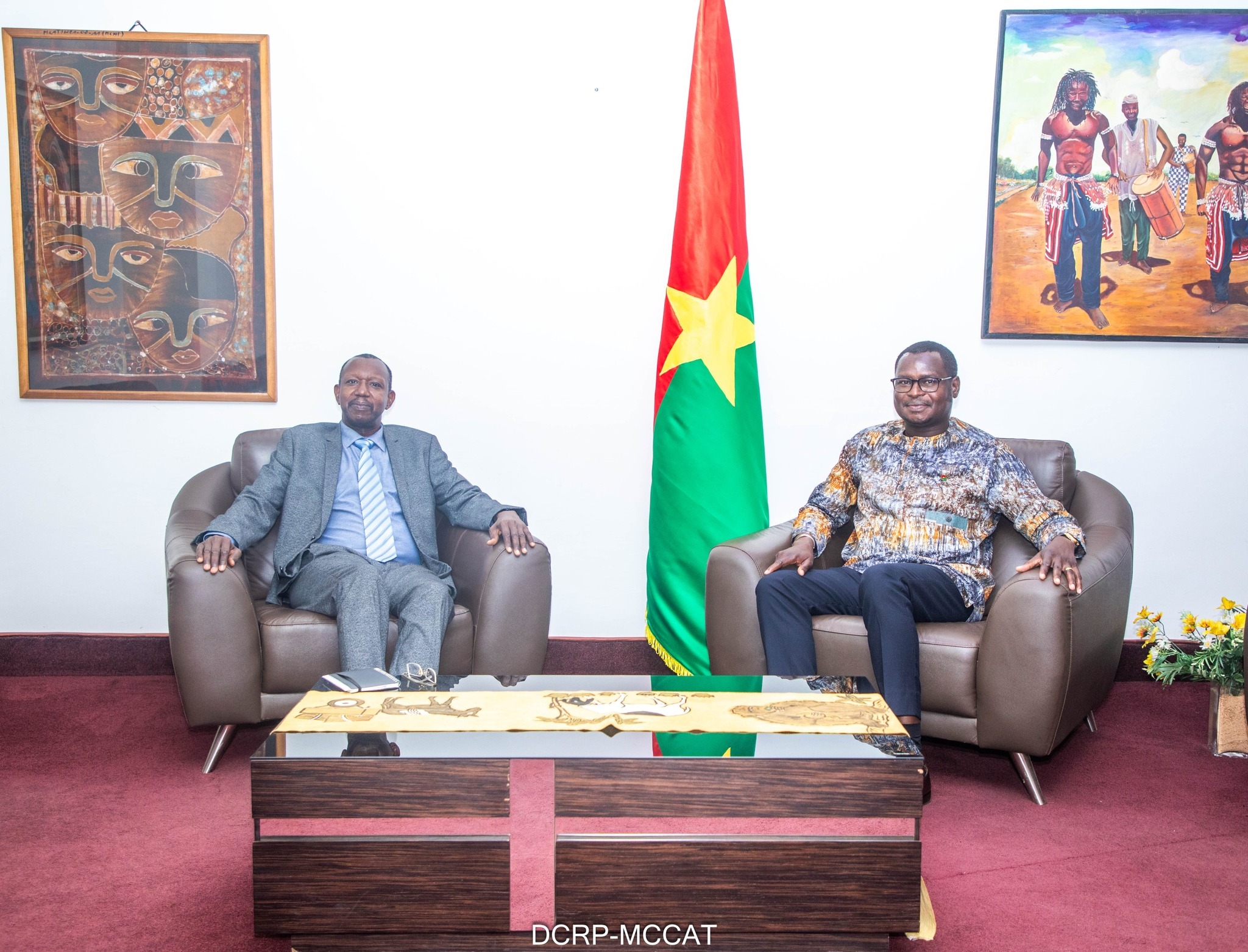 Ambassadeur du Tchad : une audience fructueuse avec le Ministre Gilbert OUEDRAOGO