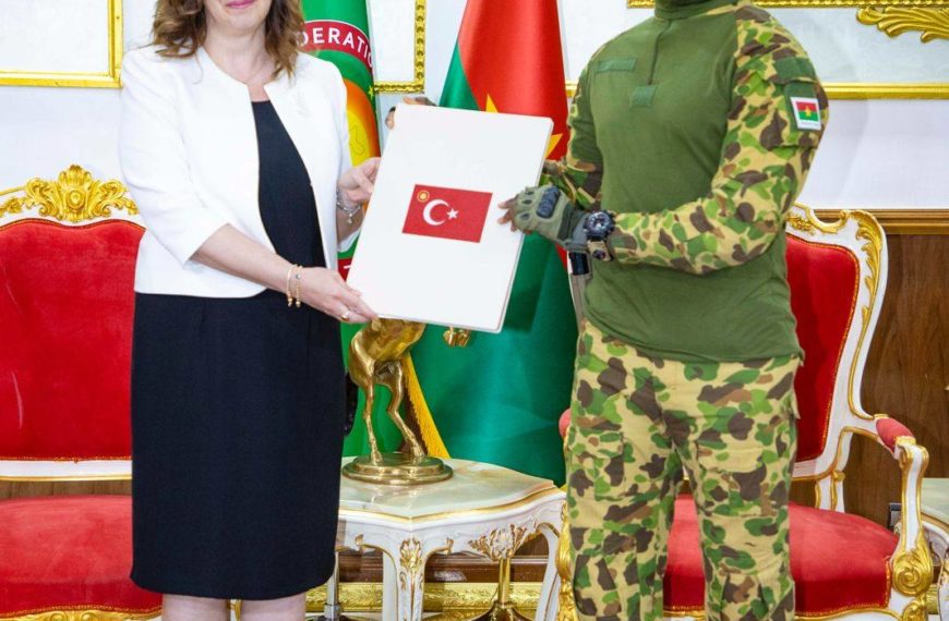 Coopération Burkina-Türkiye : une nouvelle Ambassadrice accréditée à Ouagadougou