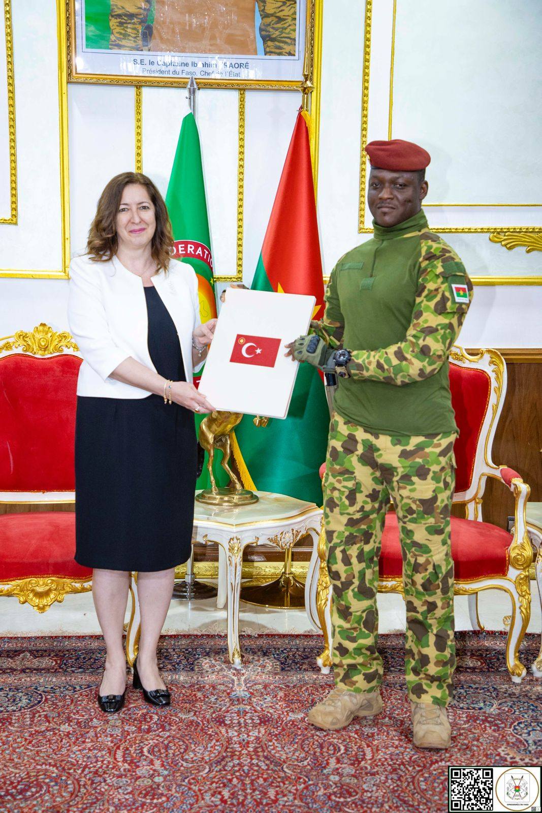 Coopération Burkina-Türkiye : une nouvelle Ambassadrice accréditée à Ouagadougou
