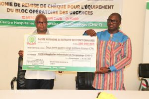 Renforcement des urgences chirurgicales : un appui majeur de 280 millions au CHU de Tengandogo