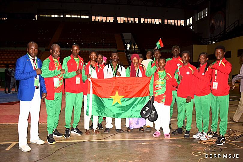 Taekwondo aux JAES 2025 : le Burkina Faso rafle cinq médailles, dont deux en or
