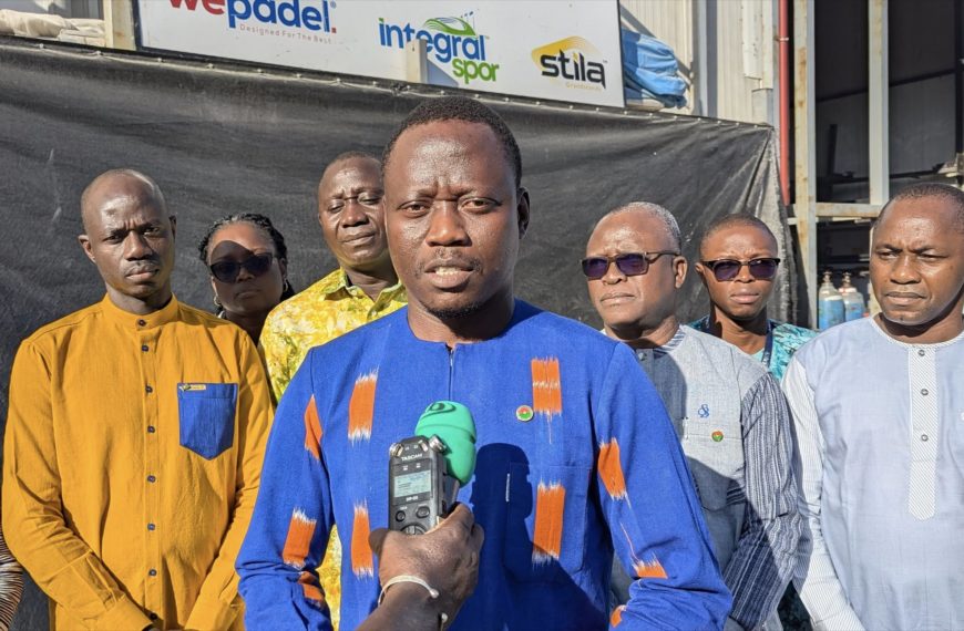 Construction du stade de Bobo-Dioulasso : Roland Somda rassuré par l’état d’avancement des travaux