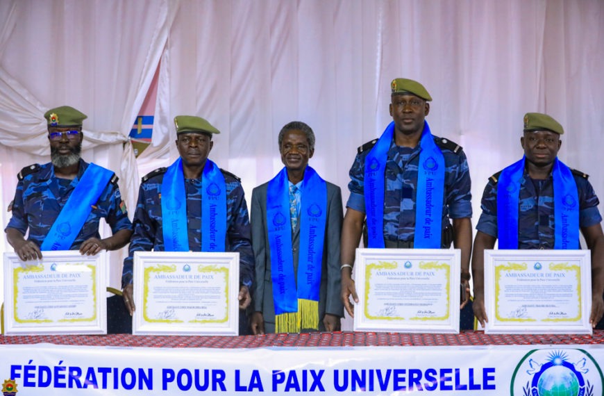 Journée mondiale de l’environnement : des gendarmes distingués pour leur engagement pour la paix