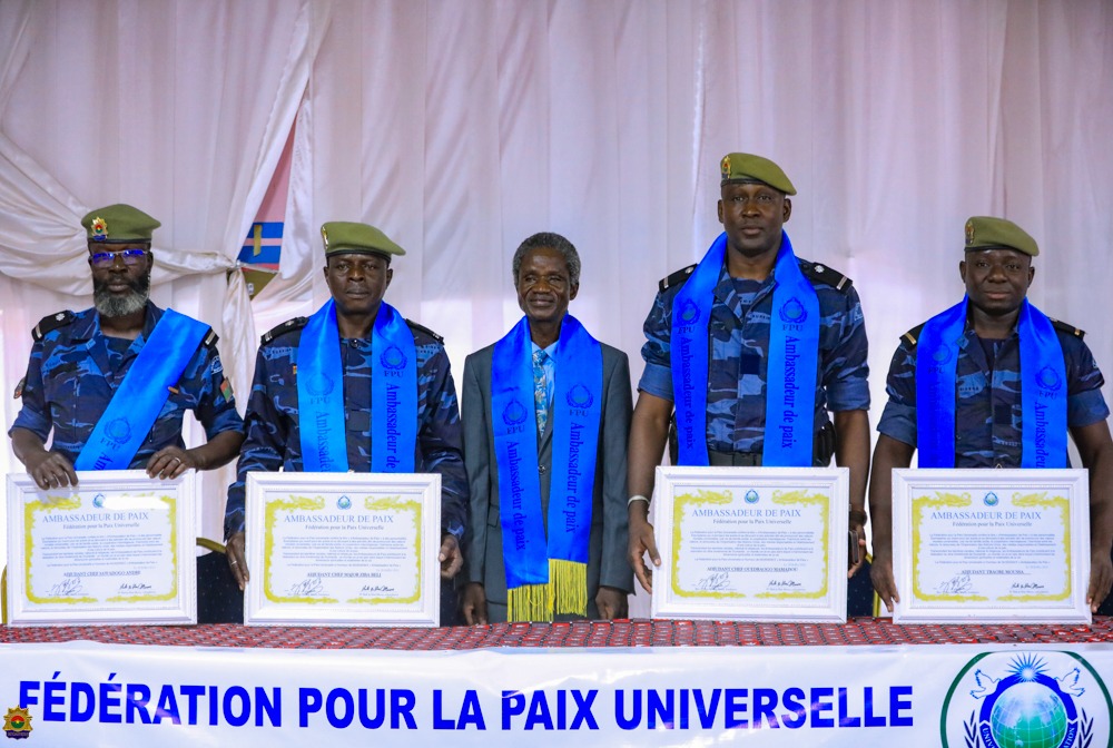 Journée mondiale de l’environnement : des gendarmes distingués pour leur engagement pour la paix